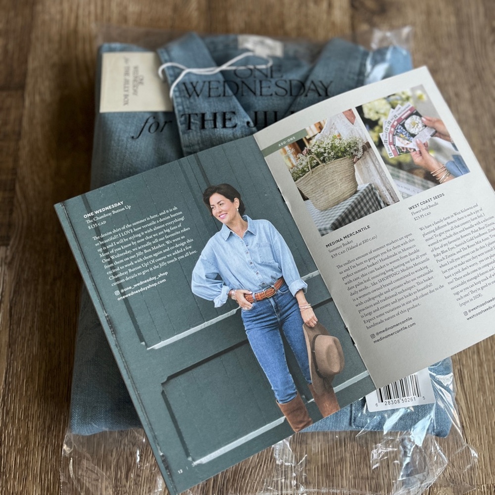 One Wednesday: The Chambray Button Up from Summer 2025 Jilly Box
